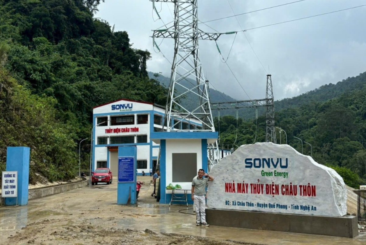 Thủy điện Châu Thôn (tỉnh Nghệ An) - Công suất 29.8MW